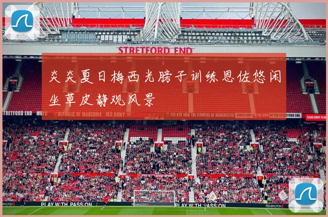 炎炎夏日梅西光膀子训练恩佐悠闲坐草皮静观风景